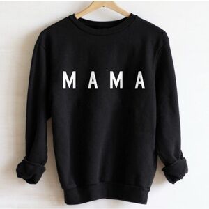 Black 'MAMA' Everyday Sweatshirt